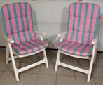 Verstelbare stoelen met kussens, Tuin en Terras, Tuinmeubel-accessoires, Ophalen, Zo goed als nieuw