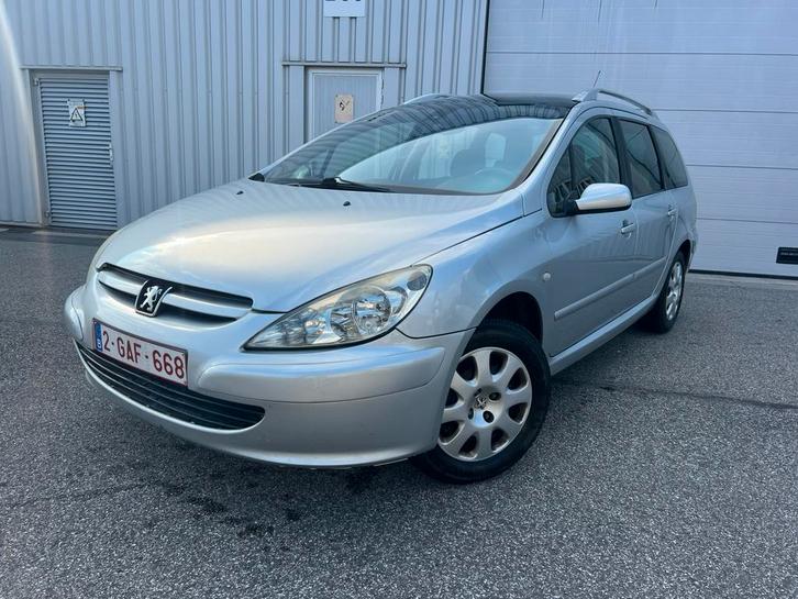 Peugeot 307sw 1.6 benzine 7pl panodak, Auto's, Peugeot, Bedrijf, Te koop, ABS, Benzine, Euro 3, Break, 5 deurs, Handgeschakeld