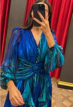 Avondjurk Arya, Kleding | Dames, Blauw, Maat 46/48 (XL) of groter, Ophalen of Verzenden, Zo goed als nieuw
