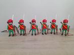 Playmobil 6 boogschutters compleet ridders middeleeuwen kast, Kinderen en Baby's, Speelgoed | Playmobil, Verzenden, Zo goed als nieuw