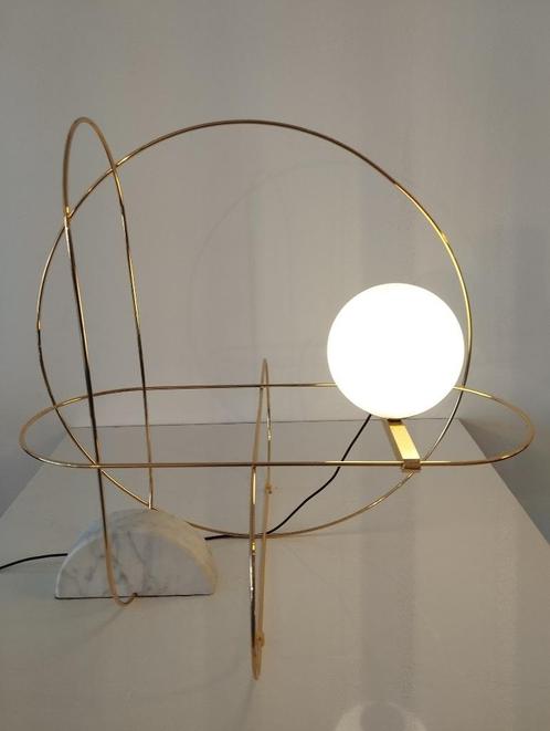 Italiaanse design tafellamp “Setareh” van Francesco Librizzi, Huis en Inrichting, Lampen | Vloerlampen, Zo goed als nieuw, Minder dan 100 cm