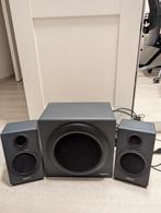 Logitech Z333 2.1 Speakerset met Subwoofer, Computers en Software, Pc speakers, Ophalen of Verzenden, Zo goed als nieuw