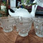 set van 6 glazen kopjes, Huis en Inrichting, Keuken | Servies, Ophalen of Verzenden