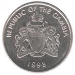 50 Bututs 1998 Gambia, Postzegels en Munten, Munten | Afrika, Ophalen of Verzenden, Losse munt, Overige landen