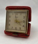 Helveco Seven Jewels rood leren zakhorloge, Handtassen en Accessoires, Ophalen of Verzenden, Gebruikt