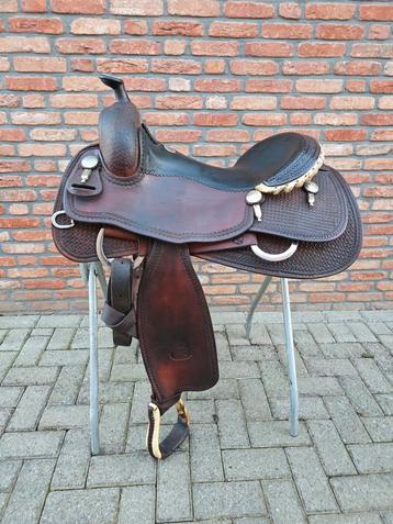 Schittetend Billy Cook & Montana westernzadel beschikbaar voor biedingen