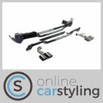 Achterbumper Spoiler Audi A6 C7 Met Dubbele Uitlaat, Nieuw, Ophalen of Verzenden, Achter, Bumper