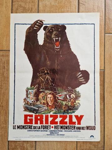 Filmaffiche Grizzly 1976 filmposter beschikbaar voor biedingen