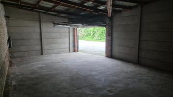 Grootte garagebox (+- 50 m2) te huur