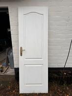 1 witte deur, Doe-het-zelf en Bouw, Deuren en Vliegenramen, Ophalen, Gebruikt, Minder dan 80 cm, Binnendeur