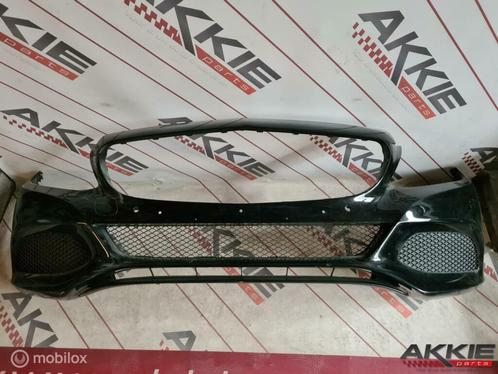 Bumper voor Mercedes C-klasse W205 6xPDC ('14->), Auto-onderdelen, Carrosserie, Bumper, Mercedes-Benz, Voor, Gebruikt, Ophalen of Verzenden