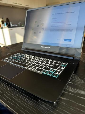 Acer Predator PT515-52 **I7-10750H**RTX2070S**16GB**DDR4** beschikbaar voor biedingen