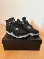 Air Jordan 4 Retro Black/Grey – Zeer nette staat, Neuf, Enlèvement ou Envoi, Chaussures de sport, Jordan (Nike)