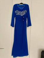 Marineblauw jurk met steentjes, Blauw, Maat 38/40 (M), Galajurk, Zo goed als nieuw