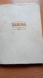 Sabena folder niet kompleet. Gratis., Ophalen, 20e eeuw of later, Sabena
