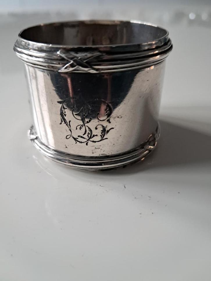 Zilver lepeltjes /zwanen en servettenring, Antiek en Kunst, Antiek | Zilver en Goud, Zilver, Ophalen of Verzenden