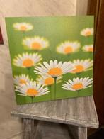 canvas met bloemen, Huis en Inrichting, Minder dan 50 cm, Print, Minder dan 50 cm, Zo goed als nieuw