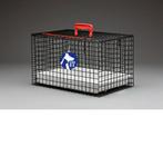 Standaard Draagbare Katten Kooi (Zwart) incl. plastic tray., Verzenden, Nieuw