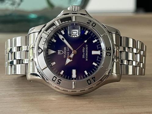 Tudor Prince Date Hydronaut, Handtassen en Accessoires, Horloges | Heren, Zo goed als nieuw, Polshorloge, Overige merken, Staal