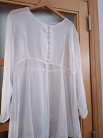 Blouse blanche transparente, Kleding | Dames, Bodywarmers, Wit, Ophalen