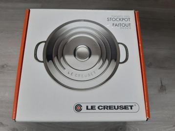 Le Creuset Kookpan Hoog in RVS Signature 6.6 liter (NIEUW) beschikbaar voor biedingen