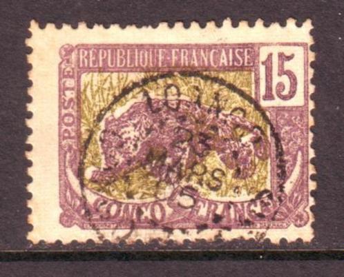 Postzegels Frankrijk: Kolonie Frans Congo / Midden Congo, Postzegels en Munten, Postzegels | Afrika, Gestempeld, Overige landen