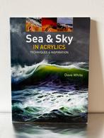Sea and sky in acrylics - Dave White, Hobby & Loisirs créatifs, Peinture, Comme neuf, Enlèvement ou Envoi