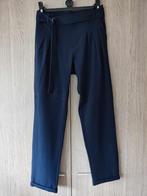 Geklede donkerblauwe broek van Jacqueline de Yong, maat 38, Kleding | Dames, Broeken en Pantalons, Maat 38/40 (M), Blauw, Nieuw