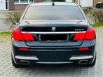 BMW 740D ORIGINEEL M PACK 306PK, Auto's, BMW, Euro 5, Achterwielaandrijving, Zwart, Blauw