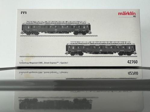 MARKLIN 42760 - VOITURES - CIWL - ORIENT-EXPRESS - H0 - (LG-, Hobby & Loisirs créatifs, Trains miniatures | HO, Comme neuf, Wagon