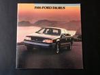 Brochure Ford Taurus 1986 USA, Ophalen of Verzenden, Ford