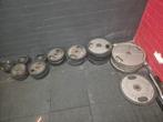 Weightplates. Halterschijven 50mm, Sport en Fitness, Ophalen, Gebruikt, Halterschijven