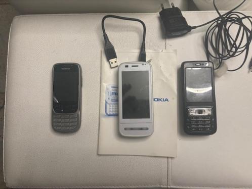 3x Nokia vintage telefoons werkend, Telecommunicatie, Mobiele telefoons | Nokia, Gebruikt, Overige kleuren, Ophalen of Verzenden