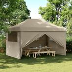 vouwtent inklapbaar met 4 wanden 3x4,5 meter Taupe, Nieuw, Tuin en Terras, Ophalen, Nieuw