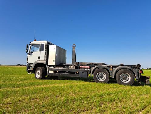 Container vrachtwagen MAN, Autos, Camions, Particulier, Attache-remorque, MAN, Diesel, Euro 3, Boîte manuelle, Enlèvement