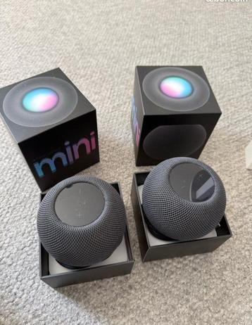 Homepod Mini x2 midnight beschikbaar voor biedingen