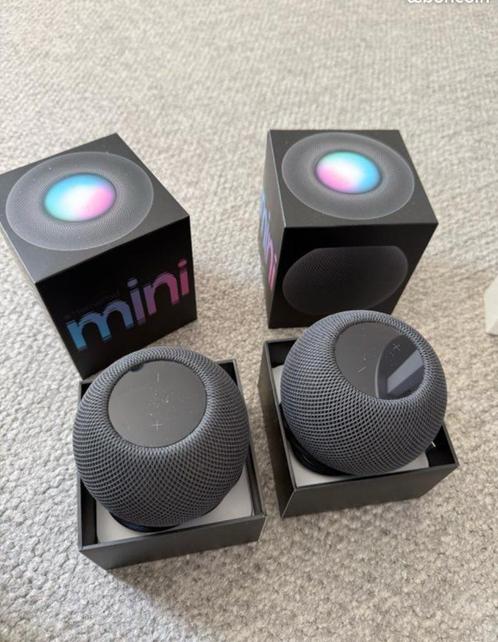 Homepod Mini x2 midnight, Audio, Tv en Foto, Luidsprekerboxen, Zo goed als nieuw, Front, Rear of Stereo speakers, 60 tot 120 watt