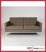 Florence Knoll 2-Zits Sofa Brons Kvadrat, Huis en Inrichting, Ophalen, Zo goed als nieuw, Tweepersoons, Rechte bank
