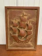 Vintage terracotta wandbord, Huis en Inrichting, Woonaccessoires | Wanddecoraties, Ophalen, Gebruikt