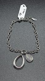 Bracelet avec breloques, en argent, marque Esprit, Ophalen of Verzenden, Zo goed als nieuw, Met strass, Zilver