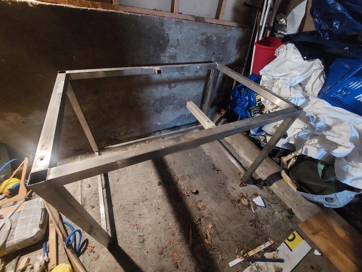 Tafel Basis Stalen Constructie       µ9z, Huis en Inrichting, Tafels | Eettafels, Ophalen of Verzenden