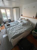 IKEA BED, Huis en Inrichting, Slaapkamer | Bedden, Ophalen, Gebruikt, Tweepersoons, Wit