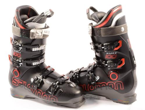 40,5 41 43 44 EU skischoenen SALOMON X-MAX 100, custom shell, Sport en Fitness, Skiën en Langlaufen, Gebruikt, Schoenen, Ski, Salomon