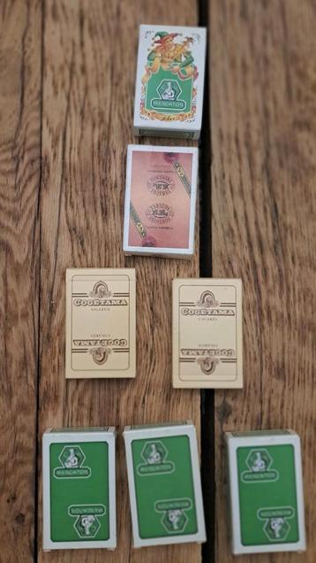 7 jeux de cartes - Cigares Mercator Cogetama, Enlèvement ou Envoi
