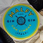 Panneau publicitaire Malfy Gin 35 cm de diamètre, Collections, Comme neuf, Enlèvement ou Envoi