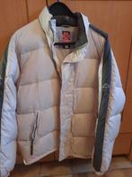 Wit/beige winterjas Kappa, echte dons maat M, Enlèvement, Taille 38/40 (M), Blanc