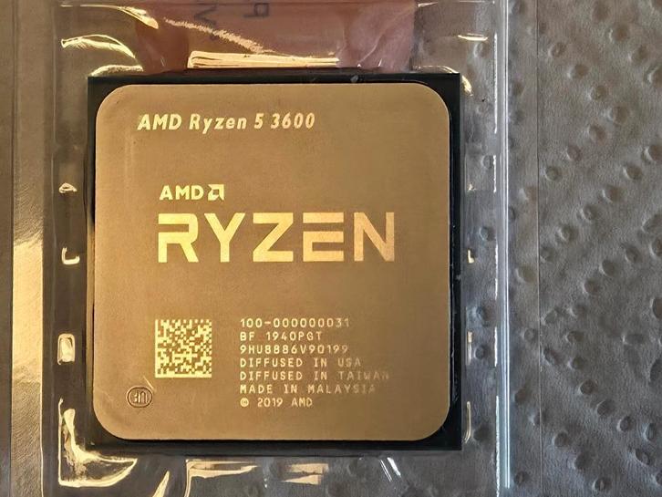 Cpu amd ryzen 5 3600, Computers en Software, Processors, Zo goed als nieuw, 6-core, 3 tot 4 Ghz, Ophalen of Verzenden