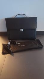 NEW - Thierry Mugler Business case leather, Handtassen en Accessoires, Zwart, Nieuw, Leer, Ophalen