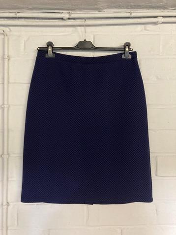 Paarse met zwart rok (gevoerd), Mi Vida, maat 44 (winterrok), Taille 42/44 (L), Enlèvement ou Envoi, Mi Vida, Comme neuf