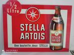 STELLA ARTOIS reclame, Reclamebord, Plaat of Schild, Stella Artois, Ophalen of Verzenden, Zo goed als nieuw